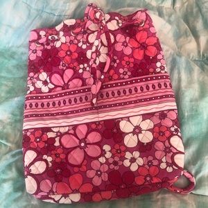 Vera Bradley Pink Floral Quilted Backpack